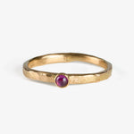 Grape Garnet 14k Stacking Ring 1