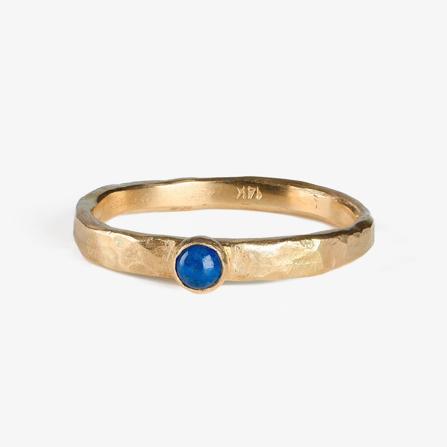 Fair Trade Chilean Lapis 14k Stacking Ring