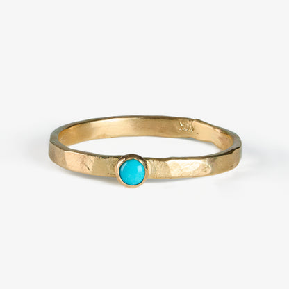 Fair Trade Turquoise 14k Stacking Ring