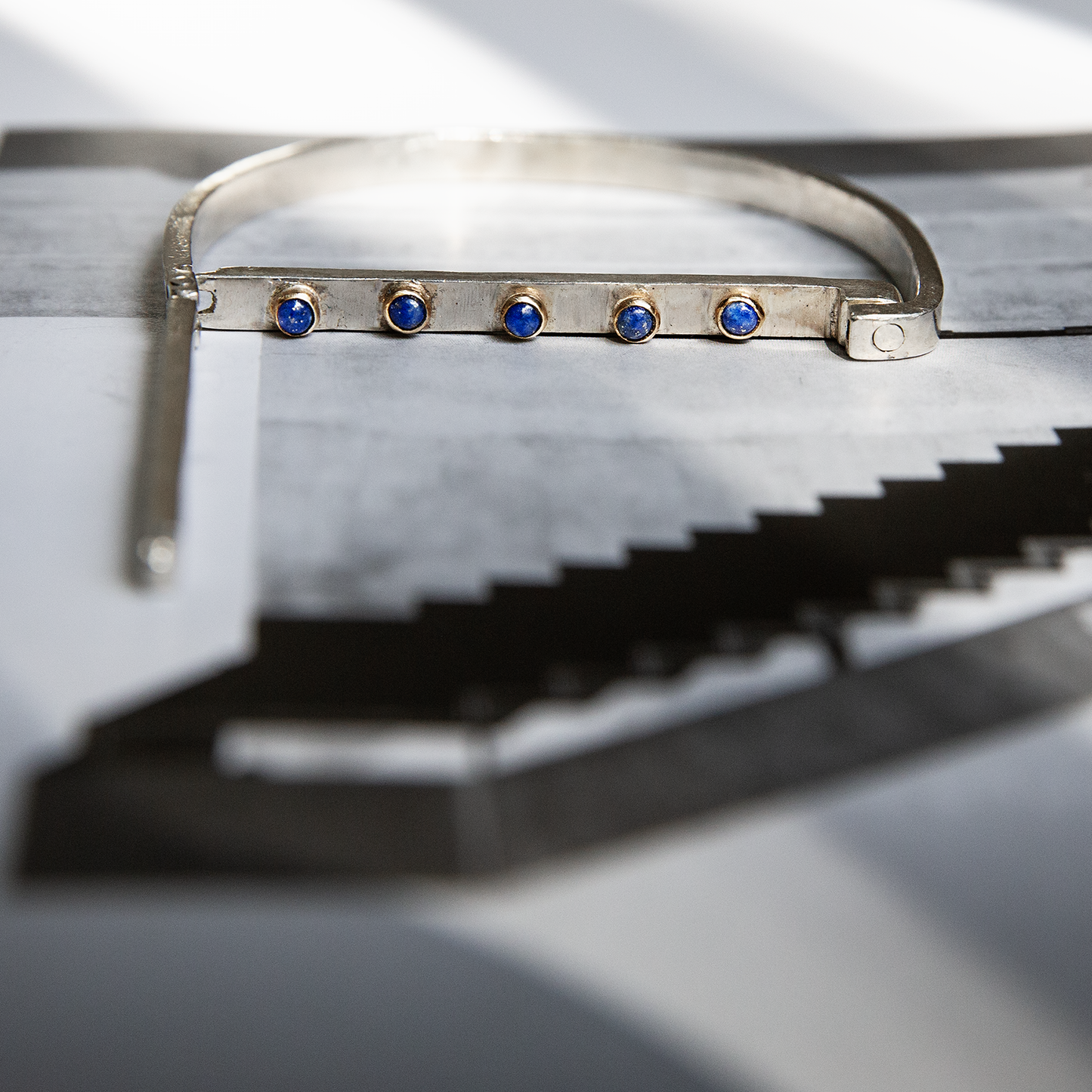 Introvert Tension Cuff in Chilean Lapis