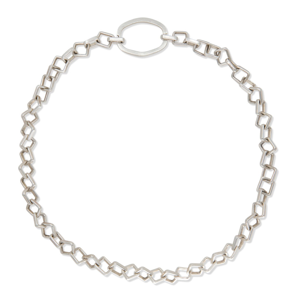 Handmade Recycled Sterling Silver Chain Necklace