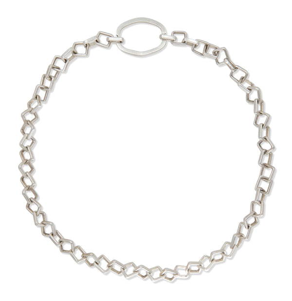 Handmade Recycled Sterling Silver Chain Necklace