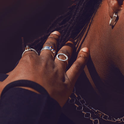 The Empty Circle Ring in Recycled Sterling Silver