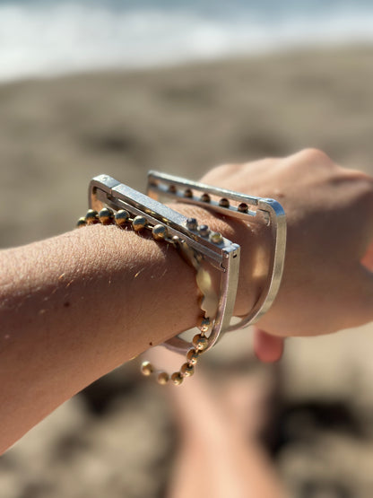 Introvert Tension Cuff in Chilean Lapis